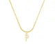 26 Letter Zircon Pendant Necklace